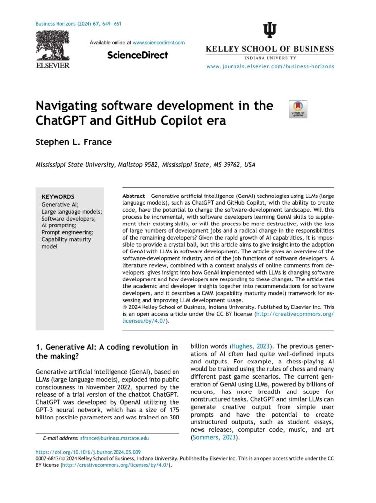 Screenshot of cover page